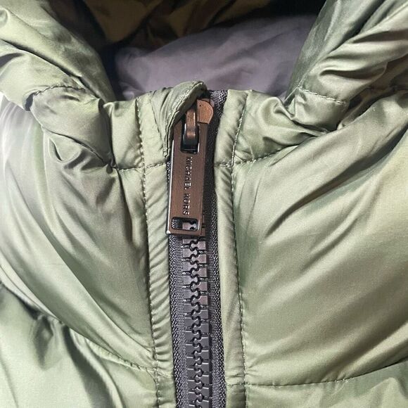 Michael Kors Puffy Coat Jacket Army Green Teen Boys Size 18/20 - Picture 3 of 8